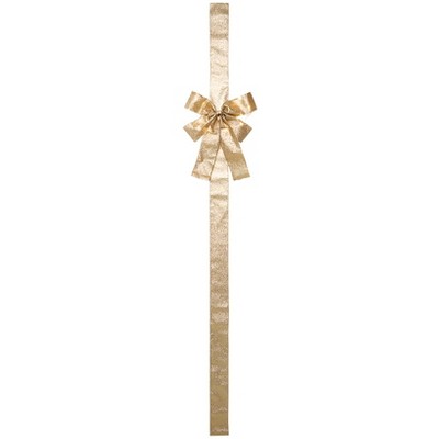 The Lakeside Collection Lighted Christmas Door Bow with Remote