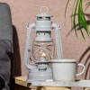 Feuerhand Outdoor Kerosene Fuel Lantern, German Made Weather Resistant Baby Special 276 Galvanized Hurricane Lamp for Camping or Patio, 10 Inches - 4 of 4