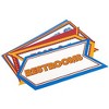 Blue Panda Carnival Party Supplies - 6-Pack Word Cutouts Signs for Theme Party Decorations, 350 GSM Cardstock Paper, 17.5x8 Inches - 2 of 2