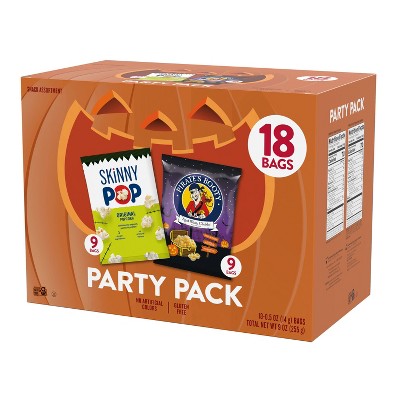 SkinnyPop & Pirates Booty Halloween Popcorn - 9oz/18ct