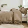 BAGOKIE 3 Pieces Boho Tassel Bed in a Bag Comforter Set - 3 of 4