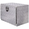 24inch Aluminum tool box,heavy duty truck bed tool box,outdoor trailer pickup storage tool box,RV storage organizer,underbody box w/lock keys,silver - 2 of 4