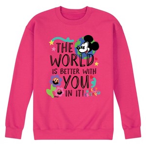 Men's - Disney - Mickey Mouse Graphic Fleece Sweatshirt - 1 of 4