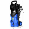 Costway 2030PSI Electric Pressure Washer Cleaner 1.7 GPM 1800W with Hose Reel Blue - 3 of 4