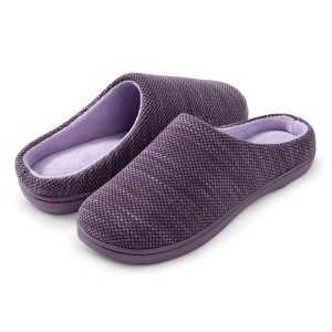 RockDove Women's Birdseye Knit Two-Tone Memory Foam Slipper - 1 of 4