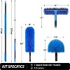 20 Foot High Reach Duster Kit with Extension Pole, Cobweb Duster with Window Squeegee and Scrubber for Interior Cleaning - 2 of 4
