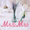 Wooden Mr and Mrs Sign, Mr & Mrs Wooden Letters and Banner for Wedding Table, Wedding Table, Photo Props, Party Table, Just Married Anniversary - 4 of 4
