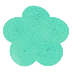Unique Bargains Flower-shaped Makeup Sponge Brush Cleaner 1 Pc - 1 of 4