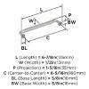 Amerock Collet Pull for Cabinets, Drawers, and Furniture - 3 of 4
