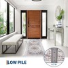 Washable Area Rug, Non-Slip Floral Carpet, Retro Floor Mat for Kitchen, Bathroom, Living Room, Bedroom, Entryway & Hallways - 3 of 4