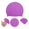 Unique Bargains Silicone Bubbles Texture Swimming Cap 1 Pc - 3 of 4