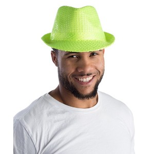 Dress Up America Sequined Fedora Hat for Adults - 1 of 1