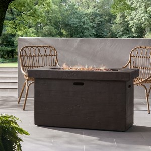 CUSTER 45'RECTANGULAR MGO FIRE PIT - 50,000 BTU - 1 of 4