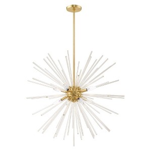 Livex Lighting Utopia 8 - Light Chandelier in  Satin Brass - 1 of 1