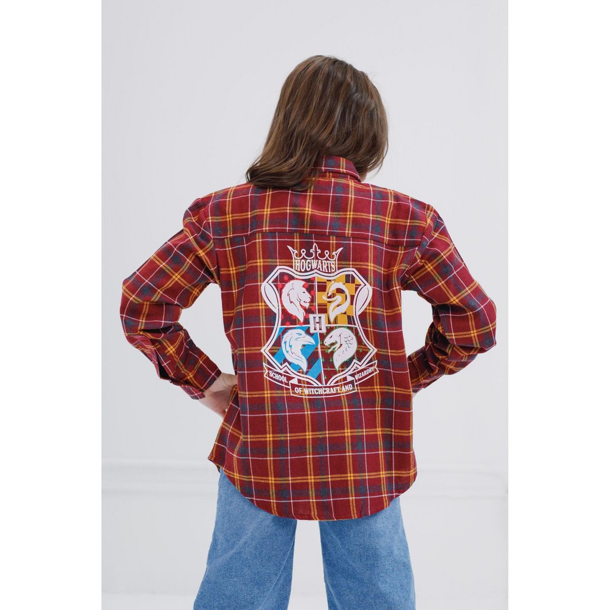 Harry Potter Flannel Button Down Dress Shirt Toddler - thumbnail 7
