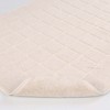 Cotton Solid Absorbent Thick Checkered Grid Washable Bath Mats, Set of 2 by Blue Nile Mills - 3 of 4