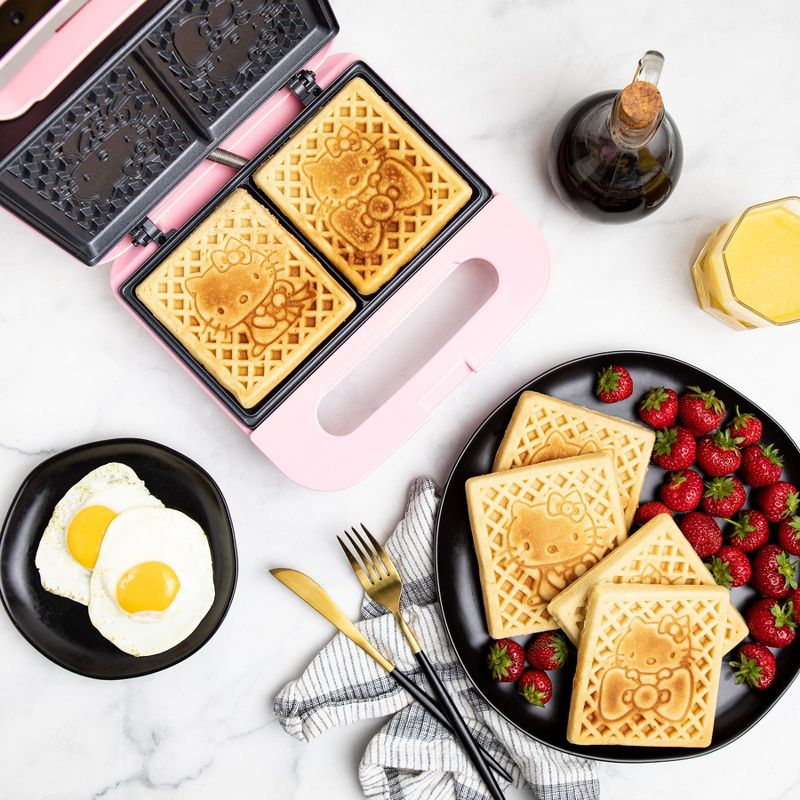 Uncanny Brands Hello Kitty Double-Square Waffle Maker, 5 of 8