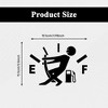 TruAIR Funny Gas Consumption Decal (Black) - 2 of 4