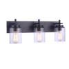 Craftmade Lighting Reeves 3 - Light Vanity in  Flat Black - 4 of 4