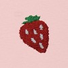 Dalix Womens Lil Strawberry Lightweight High Waisted Tee - 2 of 4