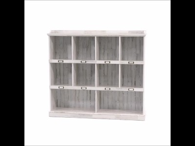 Barrister Lane Versatile White Plank Cubbyhole Bookcase