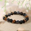 8mm Beaded Bracelets with Natural Gemstones for Women & Men, Elastic Adjustable Protection Crystal Bracelet - 3 of 4