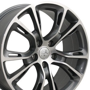 OE Wheels LLC JP16-20085-5500-42MG Gunmetal Machined Wheel Painted (20 x 8.5 inches /5 x 127 mm, 42 mm Offset) - 1 of 3