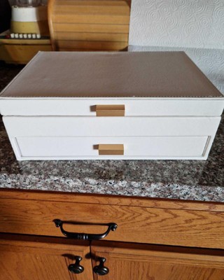 Two Drawer Organizer Jewelry Box - A New Day™ Cream : Target