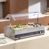 VEVOR Electric Soup Warmer, Two 6.34QT Pots & Six 1/3 Pans, Stainless Steel Commercial Food Warmer with 86~185°F Adjustable Temp, Silver - 2 of 4
