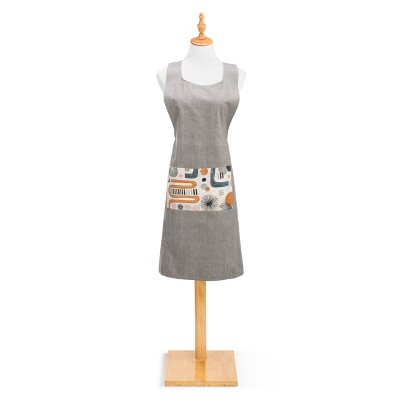 DEMDACO Kaleidoscope Pocket Apron Gray