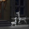 Reindeer Family Cool White Acrylic Small Decorative Inlays - 3 of 4