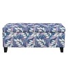 39'' Floral Upholstered Storage Ottoman with Soft-Close Hinges,Multi-Functional Bench for Bedroom or Living Room-Cuddlewood - 3 of 4