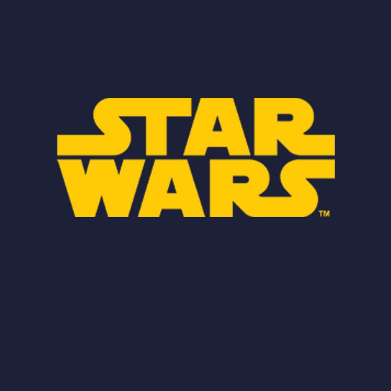 Men's Star Wars Embroidered Yellow Classic Logo T-Shirt, 2 of 6