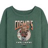 Women's - Marvel - Guardians of the Galaxy Cosmos Puppy Training Lightweight French Terry Wide Neck Long Sleeve Shirt - 2 of 4