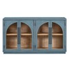 NicBex Buffet Cabinet with Storage Large Sideboard Cabinet Coffee Bar Cabinet with Artificial Rattan Door and Metal Handles - 2 of 4