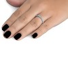 Pompeii3 1/2ct Prong Diamond Wedding Ring 14K White Gold - 4 of 4