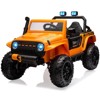 24V Toddler Ride On Truck with Remote Control, Full Suspension, Two Seats, LED Lights, Bluetooth Music - 2 of 4