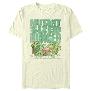 Men's Teenage Mutant Ninja Turtles Distressed Mutant Sized Hunger T-Shirt - 1 of 4