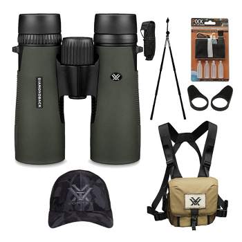 Vortex 8x42 Diamondback Binoculars with GlassPak Harness Case and Birding Bundle