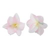Unique Bargains Women's Simulated Flower Duckbill Clip 2 Pcs - 3 of 4