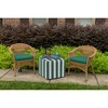 Casual Cushion Solid Sunbrella Fabric 1-Piece Indoor/Outdoor Wicker Seat Pad, 18"W x 18"L - 2 of 4