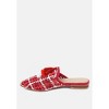 Mariana Woven Flat Mules With Women Tassels - 4 of 4