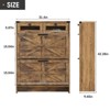 Narrow Freestanding Shoe Rack for Entrance, Shoe Cabinet with Flip Drawers - 2 of 4
