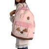 Slickblue Cute Bear Fabric Art Backpack, Practical Design, School & Travel Bag, Machine Washable, Canvas - 3 of 4