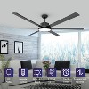 TALOYA 72 inch Matte Black Integrated LED Outdoor Ceiling Fan with Light and Remote (3-Blade),DC Motor,3 CCT - 4 of 4