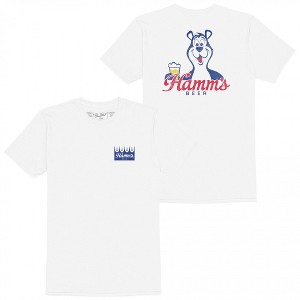 Mens Hamm's Beer Cheers Front and Back Print T-Shirt - 1 of 4