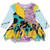 Disney Nightmare Before Christmas Sally Girls Cosplay Dress Tights and Headband 3 Piece Costume Set Newborn to Infant  - 2 of 4