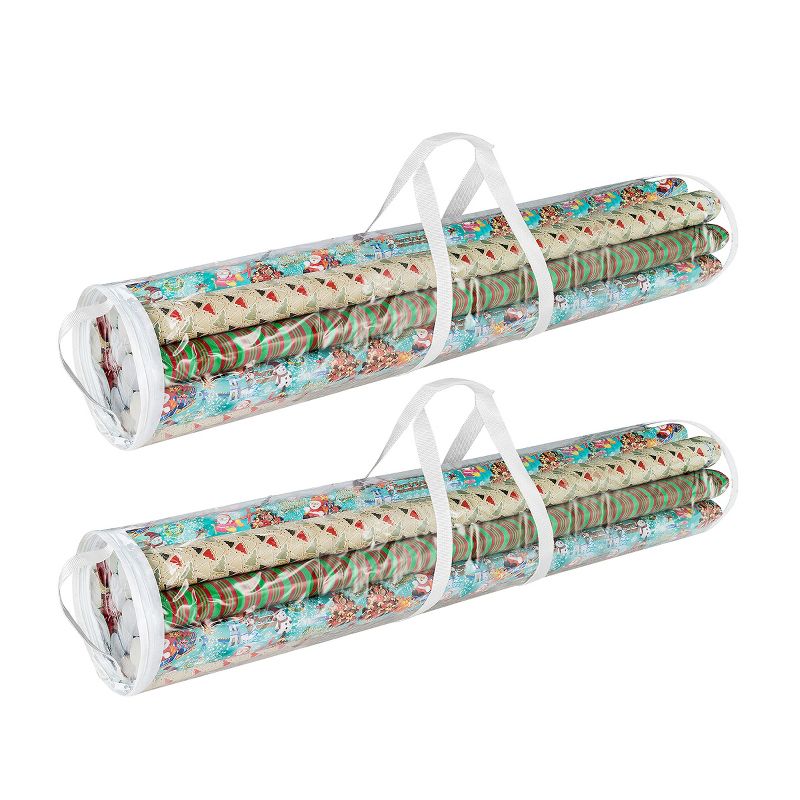 Elf Stor Set of 2 Wrapping Paper Storage Holders, 1 of 4