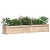 vidaXL Garden Planter 70.9"x12.2"x12.2" Solid Wood Pine - 4 of 4