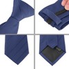 Elerevyo Men's Casual Formal Zipper Pre-Tied Classic Patterned Neck Ties - 4 of 4